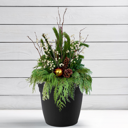 Blooms + Planter - WINTER WONDERLAND