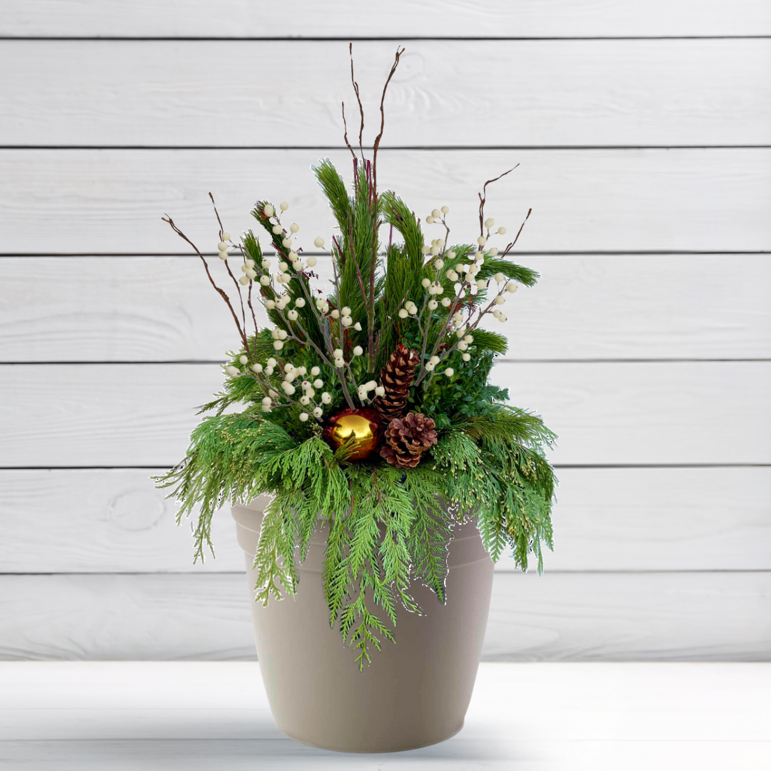 Blooms + Planter - WINTER WONDERLAND